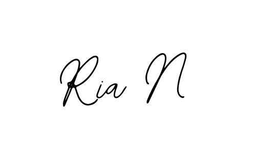 How to make Ria N signature? Bearetta-2O07w is a professional autograph style. Create handwritten signature for Ria N name. Ria N signature style 12 images and pictures png