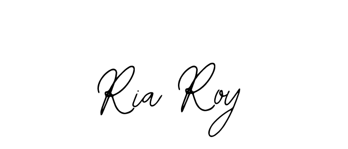 Use a signature maker to create a handwritten signature online. With this signature software, you can design (Bearetta-2O07w) your own signature for name Ria Roy. Ria Roy signature style 12 images and pictures png