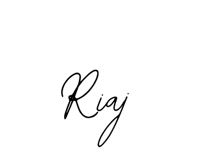 Also we have Riaj name is the best signature style. Create professional handwritten signature collection using Bearetta-2O07w autograph style. Riaj signature style 12 images and pictures png