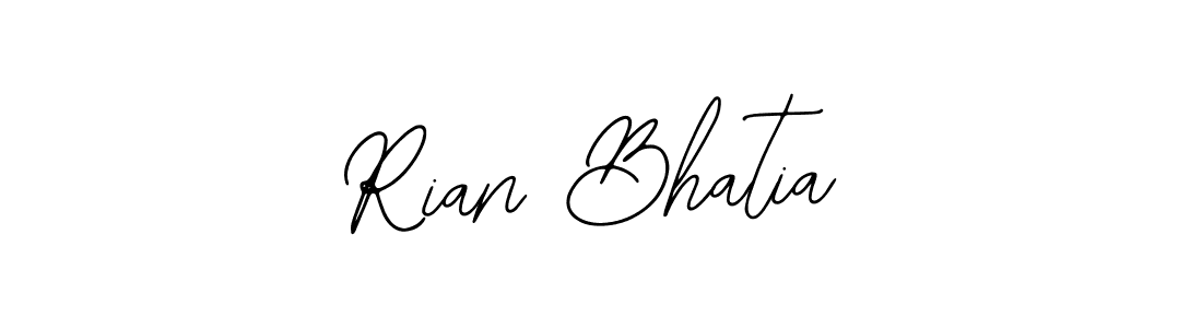 How to make Rian Bhatia signature? Bearetta-2O07w is a professional autograph style. Create handwritten signature for Rian Bhatia name. Rian Bhatia signature style 12 images and pictures png