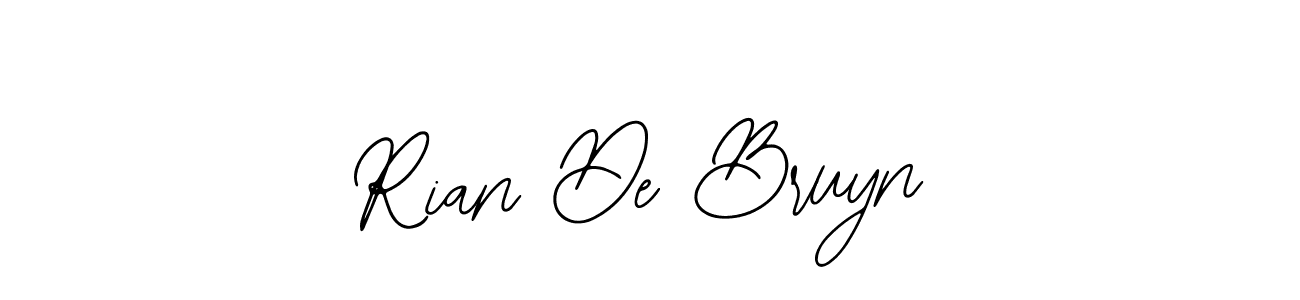 Rian De Bruyn stylish signature style. Best Handwritten Sign (Bearetta-2O07w) for my name. Handwritten Signature Collection Ideas for my name Rian De Bruyn. Rian De Bruyn signature style 12 images and pictures png