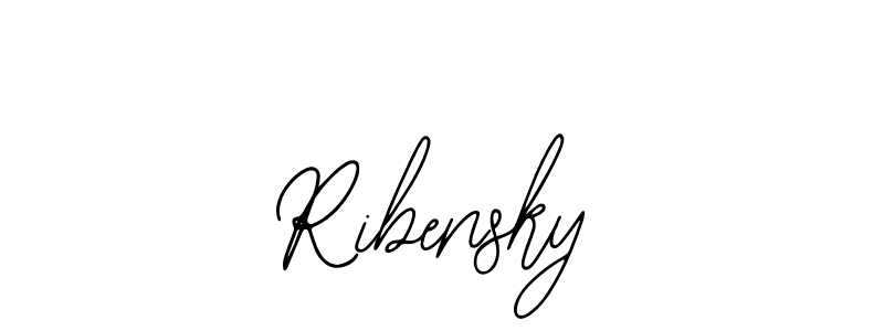 Similarly Bearetta-2O07w is the best handwritten signature design. Signature creator online .You can use it as an online autograph creator for name Ribensky. Ribensky signature style 12 images and pictures png