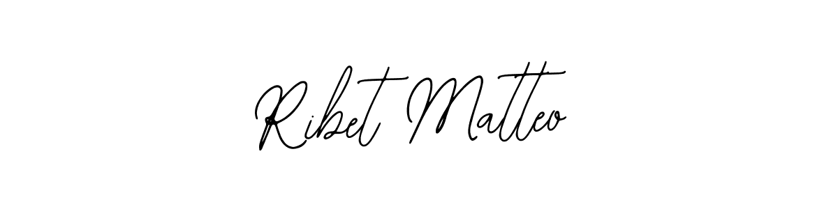 Create a beautiful signature design for name Ribet Matteo. With this signature (Bearetta-2O07w) fonts, you can make a handwritten signature for free. Ribet Matteo signature style 12 images and pictures png