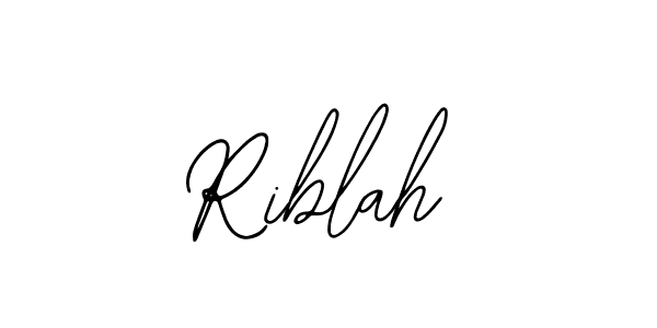 if you are searching for the best signature style for your name Riblah. so please give up your signature search. here we have designed multiple signature styles  using Bearetta-2O07w. Riblah signature style 12 images and pictures png