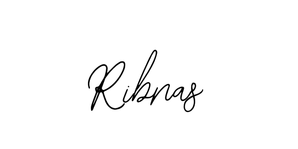 You should practise on your own different ways (Bearetta-2O07w) to write your name (Ribnas) in signature. don't let someone else do it for you. Ribnas signature style 12 images and pictures png