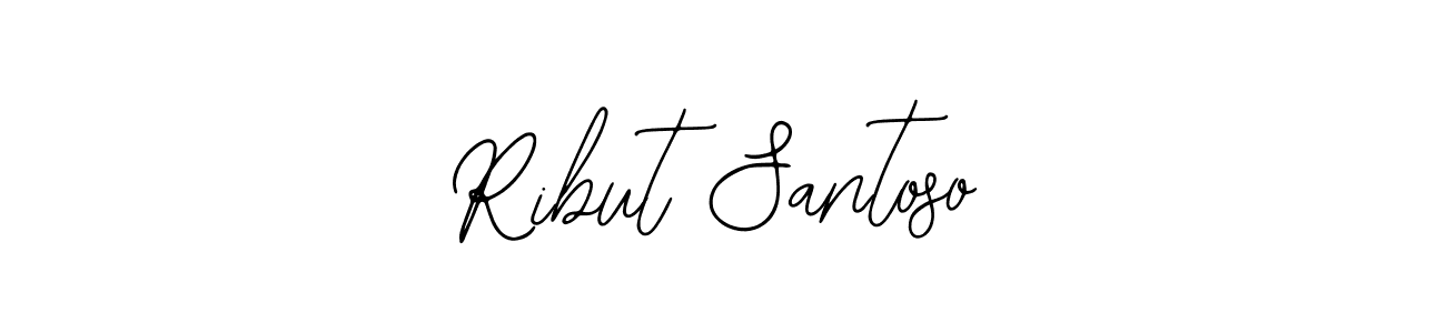 Use a signature maker to create a handwritten signature online. With this signature software, you can design (Bearetta-2O07w) your own signature for name Ribut Santoso. Ribut Santoso signature style 12 images and pictures png