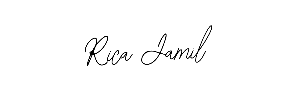 Create a beautiful signature design for name Rica Jamil. With this signature (Bearetta-2O07w) fonts, you can make a handwritten signature for free. Rica Jamil signature style 12 images and pictures png