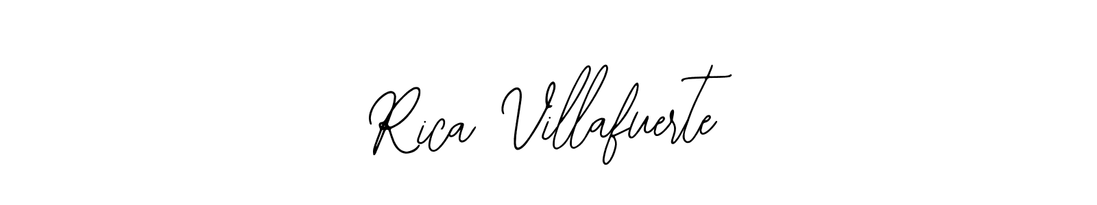Also we have Rica Villafuerte name is the best signature style. Create professional handwritten signature collection using Bearetta-2O07w autograph style. Rica Villafuerte signature style 12 images and pictures png