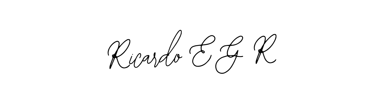 Ricardo E G R stylish signature style. Best Handwritten Sign (Bearetta-2O07w) for my name. Handwritten Signature Collection Ideas for my name Ricardo E G R. Ricardo E G R signature style 12 images and pictures png