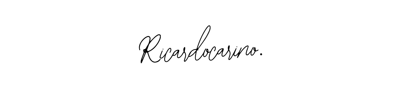 Also we have Ricardocarino. name is the best signature style. Create professional handwritten signature collection using Bearetta-2O07w autograph style. Ricardocarino. signature style 12 images and pictures png