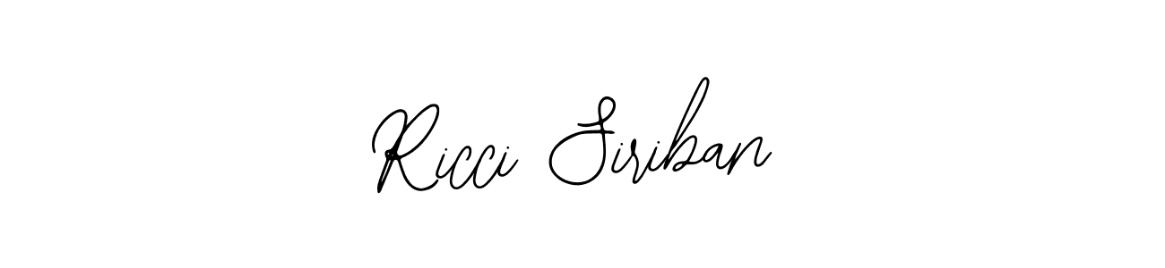 Design your own signature with our free online signature maker. With this signature software, you can create a handwritten (Bearetta-2O07w) signature for name Ricci Siriban. Ricci Siriban signature style 12 images and pictures png
