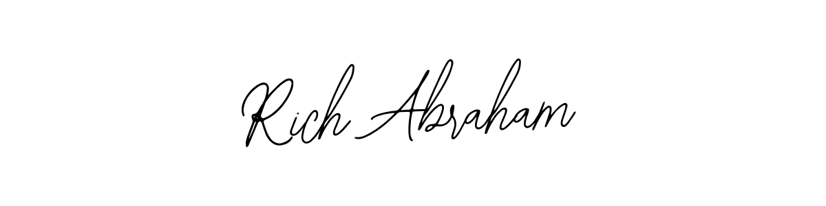 Also we have Rich Abraham name is the best signature style. Create professional handwritten signature collection using Bearetta-2O07w autograph style. Rich Abraham signature style 12 images and pictures png