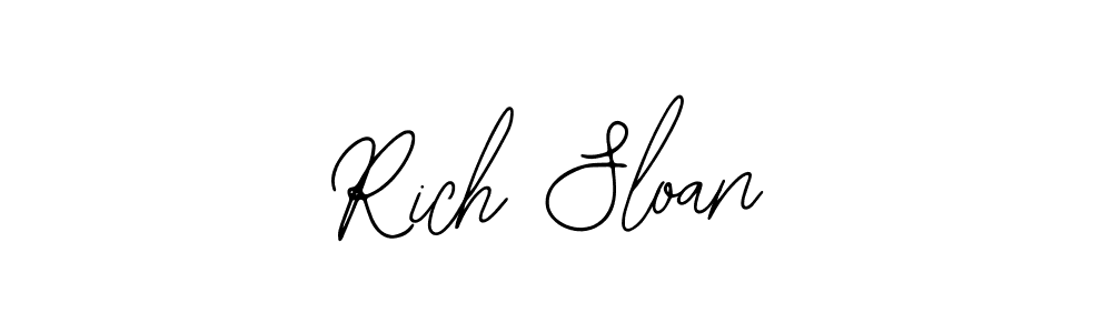 How to make Rich Sloan signature? Bearetta-2O07w is a professional autograph style. Create handwritten signature for Rich Sloan name. Rich Sloan signature style 12 images and pictures png