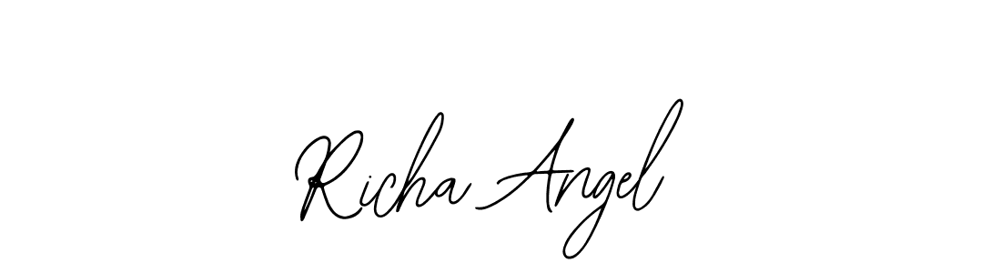 Also we have Richa Angel name is the best signature style. Create professional handwritten signature collection using Bearetta-2O07w autograph style. Richa Angel signature style 12 images and pictures png