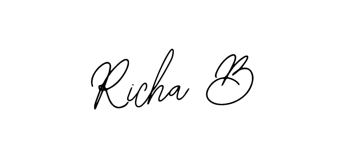 This is the best signature style for the Richa B name. Also you like these signature font (Bearetta-2O07w). Mix name signature. Richa B signature style 12 images and pictures png