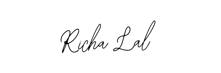 Make a beautiful signature design for name Richa Lal. Use this online signature maker to create a handwritten signature for free. Richa Lal signature style 12 images and pictures png