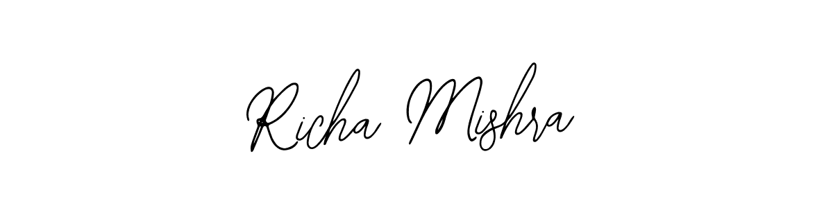 Bearetta-2O07w is a professional signature style that is perfect for those who want to add a touch of class to their signature. It is also a great choice for those who want to make their signature more unique. Get Richa Mishra name to fancy signature for free. Richa Mishra signature style 12 images and pictures png