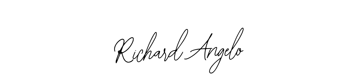 Make a short Richard Angelo signature style. Manage your documents anywhere anytime using Bearetta-2O07w. Create and add eSignatures, submit forms, share and send files easily. Richard Angelo signature style 12 images and pictures png