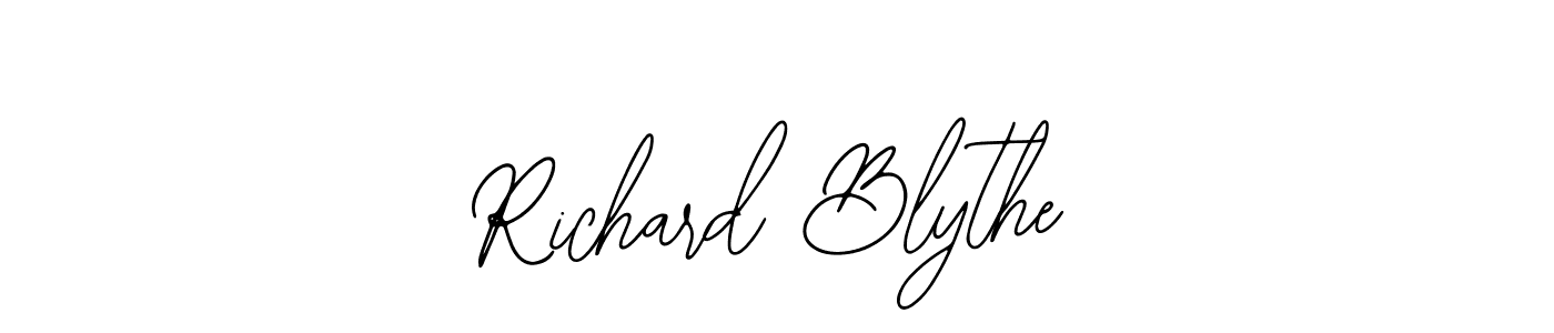 How to make Richard Blythe name signature. Use Bearetta-2O07w style for creating short signs online. This is the latest handwritten sign. Richard Blythe signature style 12 images and pictures png