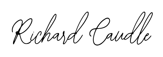 Designed for modern professionals: Richard Caudle name signature crafted with Bearetta-2O07w script. Ready for digital PDF workflows. Richard Caudle signature style 12 images and pictures png