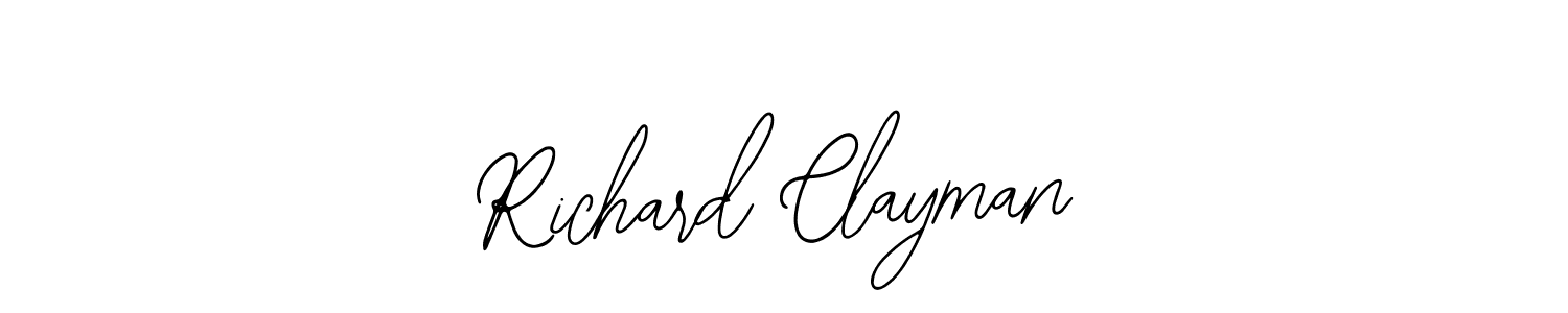 Design your own signature with our free online signature maker. With this signature software, you can create a handwritten (Bearetta-2O07w) signature for name Richard Clayman. Richard Clayman signature style 12 images and pictures png