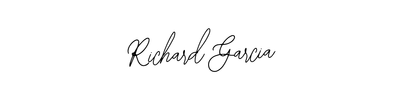 How to make Richard Garcia name signature. Use Bearetta-2O07w style for creating short signs online. This is the latest handwritten sign. Richard Garcia signature style 12 images and pictures png
