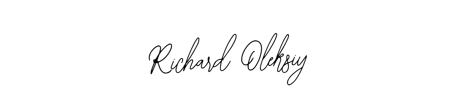 Richard Oleksiy stylish signature style. Best Handwritten Sign (Bearetta-2O07w) for my name. Handwritten Signature Collection Ideas for my name Richard Oleksiy. Richard Oleksiy signature style 12 images and pictures png