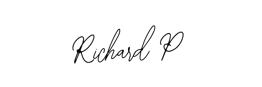 Make a beautiful signature design for name Richard P. Use this online signature maker to create a handwritten signature for free. Richard P signature style 12 images and pictures png