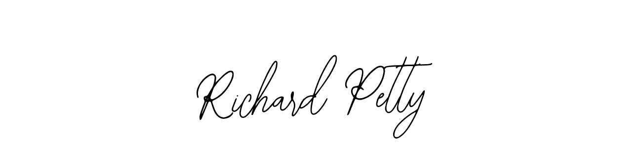 Similarly Bearetta-2O07w is the best handwritten signature design. Signature creator online .You can use it as an online autograph creator for name Richard Petty. Richard Petty signature style 12 images and pictures png