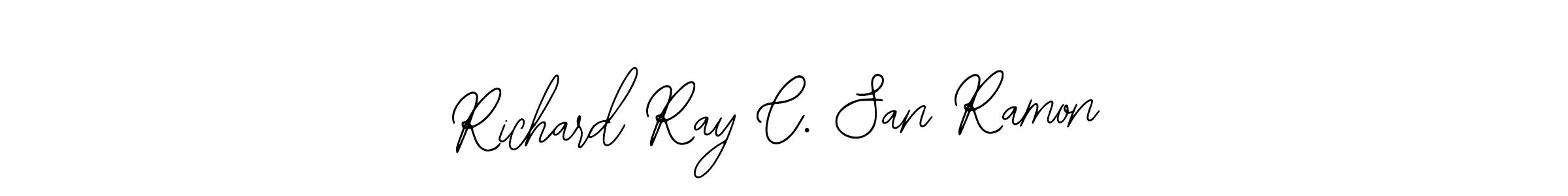 Design your own signature with our free online signature maker. With this signature software, you can create a handwritten (Bearetta-2O07w) signature for name Richard Ray C. San Ramon. Richard Ray C. San Ramon signature style 12 images and pictures png