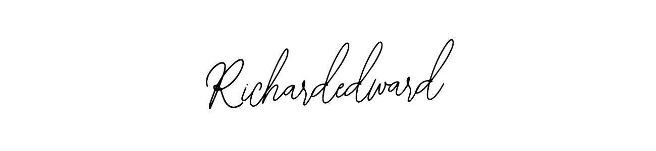 Design your own signature with our free online signature maker. With this signature software, you can create a handwritten (Bearetta-2O07w) signature for name Richardedward. Richardedward signature style 12 images and pictures png