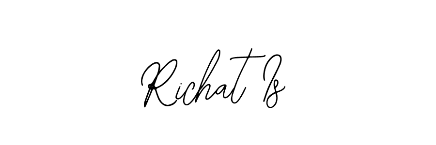 Make a beautiful signature design for name Richat Is. Use this online signature maker to create a handwritten signature for free. Richat Is signature style 12 images and pictures png