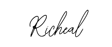 The Bearetta-2O07w signature style provides a bold statement for name Richeal. Designed for business owners, executives, and leaders. Richeal signature style 12 images and pictures png