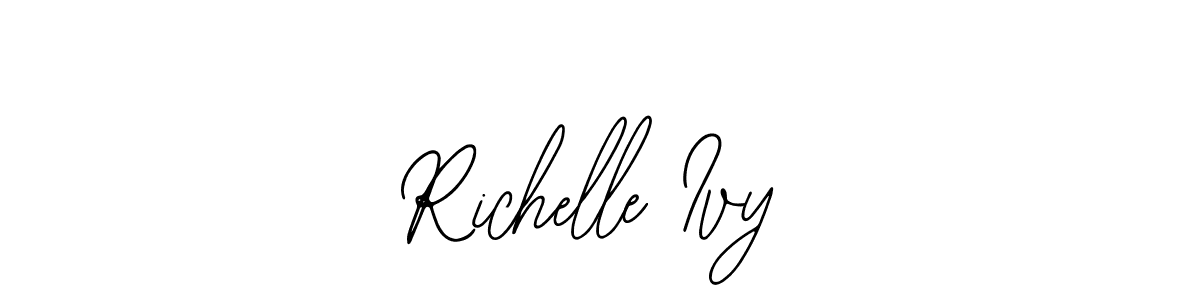Also we have Richelle Ivy name is the best signature style. Create professional handwritten signature collection using Bearetta-2O07w autograph style. Richelle Ivy signature style 12 images and pictures png