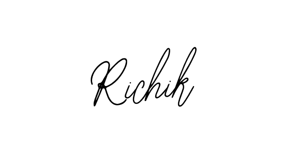 Once you've used our free online signature maker to create your best signature Bearetta-2O07w style, it's time to enjoy all of the benefits that Richik name signing documents. Richik signature style 12 images and pictures png