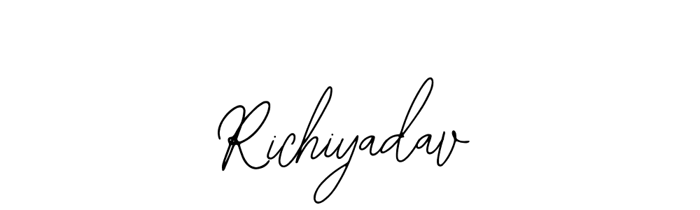 Make a beautiful signature design for name Richiyadav. With this signature (Bearetta-2O07w) style, you can create a handwritten signature for free. Richiyadav signature style 12 images and pictures png