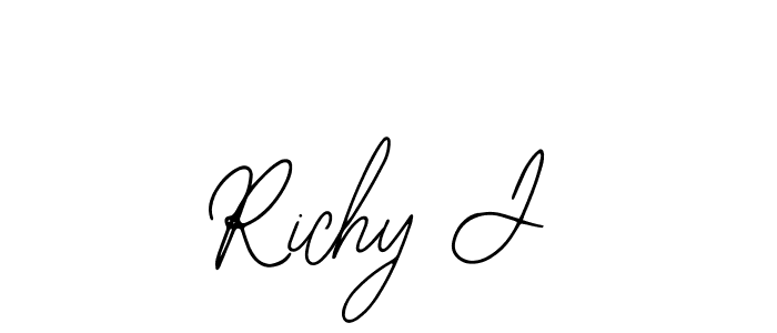 Make a short Richy J signature style. Manage your documents anywhere anytime using Bearetta-2O07w. Create and add eSignatures, submit forms, share and send files easily. Richy J signature style 12 images and pictures png