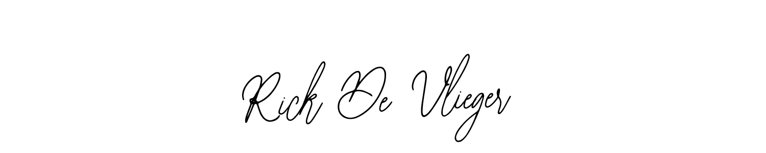 Bearetta-2O07w is a professional signature style that is perfect for those who want to add a touch of class to their signature. It is also a great choice for those who want to make their signature more unique. Get Rick De Vlieger name to fancy signature for free. Rick De Vlieger signature style 12 images and pictures png