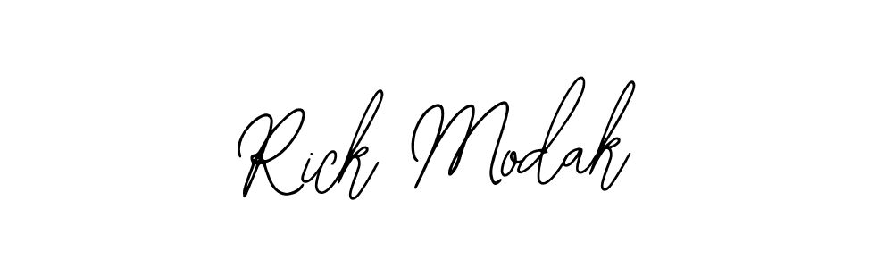 The best way (Bearetta-2O07w) to make a short signature is to pick only two or three words in your name. The name Rick Modak include a total of six letters. For converting this name. Rick Modak signature style 12 images and pictures png