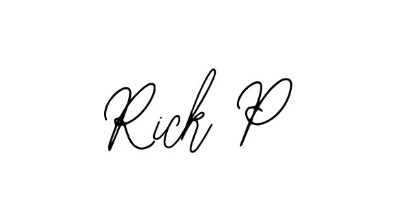 How to Draw Rick P signature style? Bearetta-2O07w is a latest design signature styles for name Rick P. Rick P signature style 12 images and pictures png