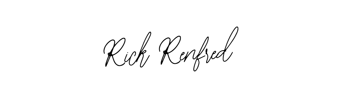 Make a beautiful signature design for name Rick Renfred. With this signature (Bearetta-2O07w) style, you can create a handwritten signature for free. Rick Renfred signature style 12 images and pictures png