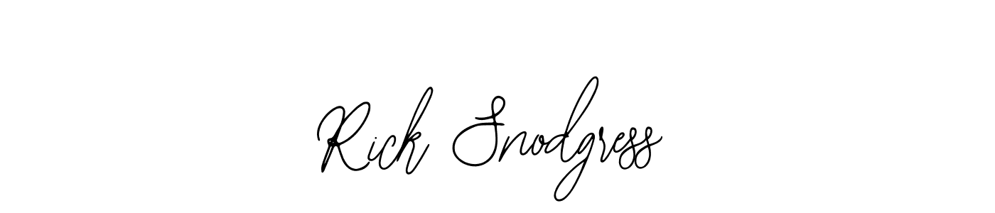 Make a beautiful signature design for name Rick Snodgress. With this signature (Bearetta-2O07w) style, you can create a handwritten signature for free. Rick Snodgress signature style 12 images and pictures png