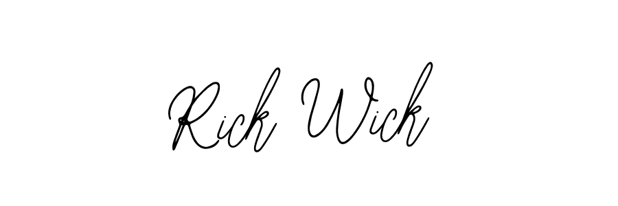 Best and Professional Signature Style for Rick Wick. Bearetta-2O07w Best Signature Style Collection. Rick Wick signature style 12 images and pictures png