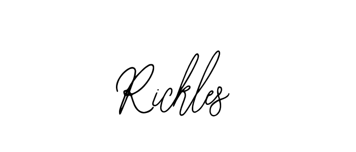 This is the best signature style for the Rickles name. Also you like these signature font (Bearetta-2O07w). Mix name signature. Rickles signature style 12 images and pictures png