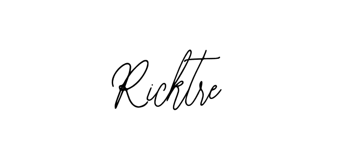 Also we have Ricktre name is the best signature style. Create professional handwritten signature collection using Bearetta-2O07w autograph style. Ricktre signature style 12 images and pictures png
