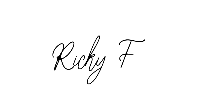 See photos of Ricky F official signature by Spectra . Check more albums & portfolios. Read reviews & check more about Bearetta-2O07w font. Ricky F signature style 12 images and pictures png