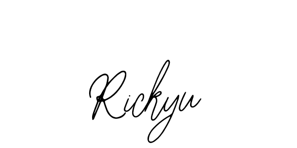 Also we have Rickyu name is the best signature style. Create professional handwritten signature collection using Bearetta-2O07w autograph style. Rickyu signature style 12 images and pictures png