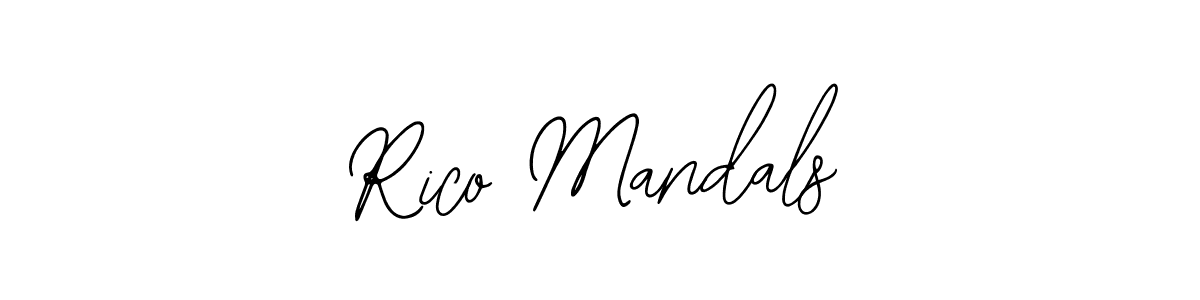 The best way (Bearetta-2O07w) to make a short signature is to pick only two or three words in your name. The name Rico Mandals include a total of six letters. For converting this name. Rico Mandals signature style 12 images and pictures png