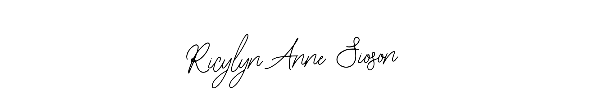 The best way (Bearetta-2O07w) to make a short signature is to pick only two or three words in your name. The name Ricylyn Anne Sioson include a total of six letters. For converting this name. Ricylyn Anne Sioson signature style 12 images and pictures png