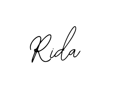 You should practise on your own different ways (Bearetta-2O07w) to write your name (Rida) in signature. don't let someone else do it for you. Rida signature style 12 images and pictures png